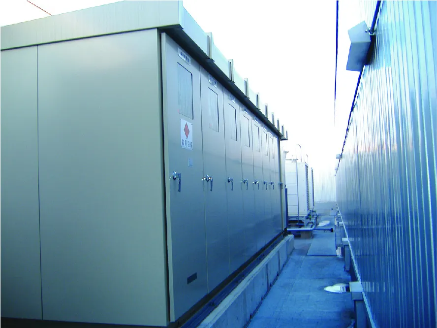 キュービクル(2000KVA)の設置