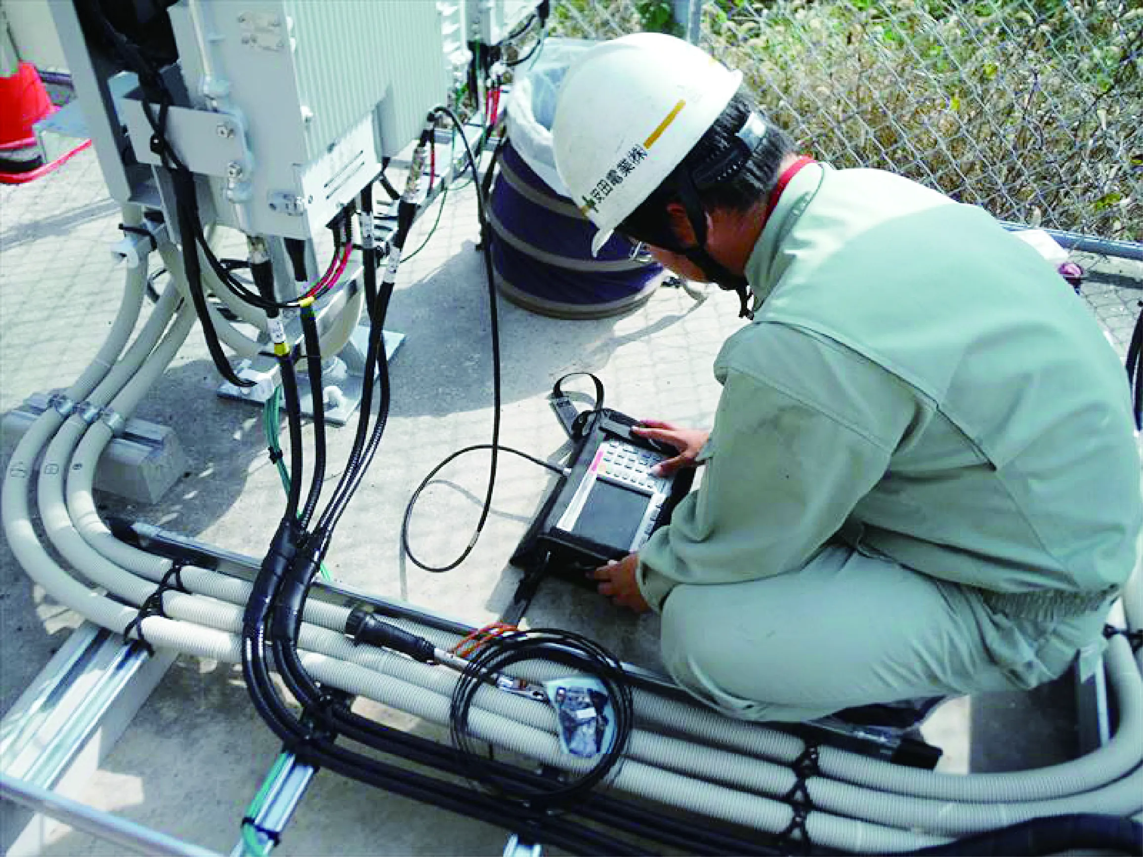 携帯基地局設置工事
